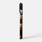 Celestial Snowflake Golden Glam Phone Case iPhone 15ケース (左側面)