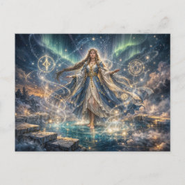 Celestial Sorceress Fantasy Postcard ポストカード