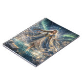 Celestial Sorceress Notebook – Mystical Blue ノートブック (左側)
