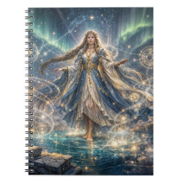 Celestial Sorceress Notebook – Mystical Blue ノートブック
