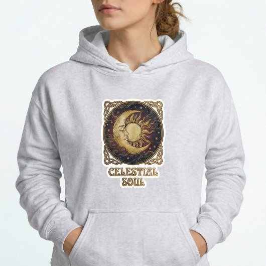 Celestial Soul Spiritual Pullover Hoodie パーカ