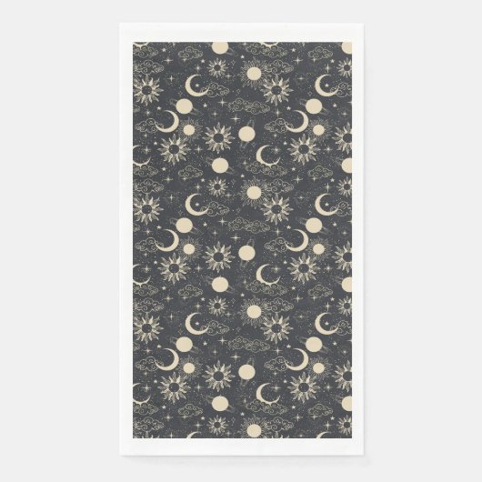 celestial space sun moon galaxy planet beige (正面)