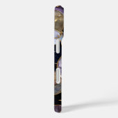 Celestial StainedGlass iPhone Case Moon Stars Gold Case-Mate iPhoneケース (裏面 / 右)