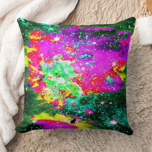 Celestial Star Field Pillow クッション (ブランケット)