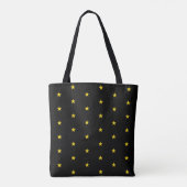 Celestial Star Pattern Stylish Durable Everyday トートバッグ (裏面)