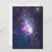 Celestial Starry Night Wedding Invitation 招待状 (裏面)