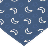 Celestial Stars & Moon Table Runner – Navy Blue ミディアムテーブルランナー (コーナー)