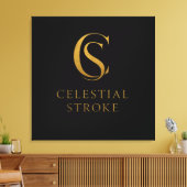 Celestial Stroke キャンバスプリント (インサイチュ (リビング))