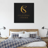 Celestial Stroke キャンバスプリント (インサイチュ (寝室))