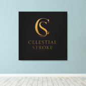 Celestial Stroke キャンバスプリント (インサイチュ (ウッドフロア))