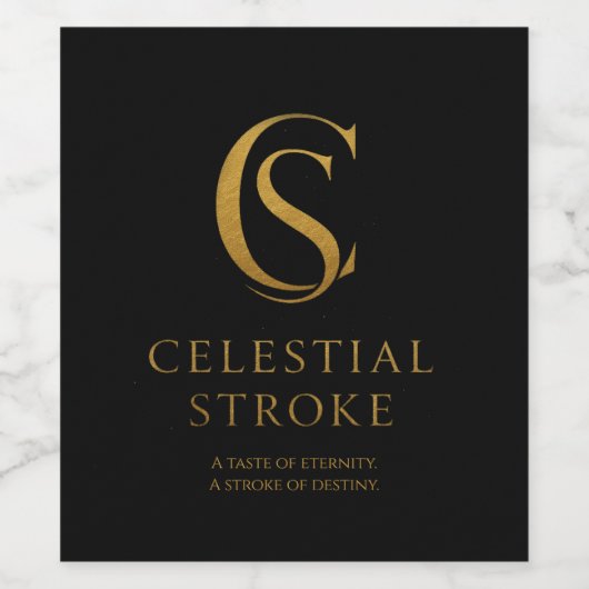 Celestial Stroke ワインラベル (シングルラベル)