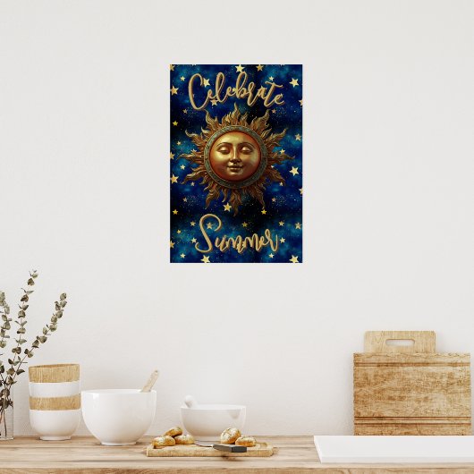 Celestial Summer Celebrate Summer ポスター (キッチン)