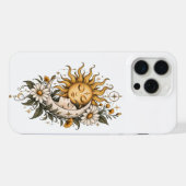 Celestial Sun and Moon iPhone 15 Pro Max Case - マイ iPhoneケース (裏面横)