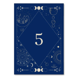 Celestial sun moon cosmic ethereal wedding  テーブルナンバー