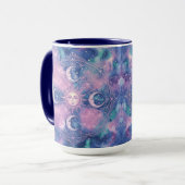 Celestial Sun & Moon Mandala Galaxy Nebula マグカップ (正面左)
