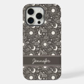 Celestial Sun & Moon Phone Case | Custom Name iPhoneケース (裏面)