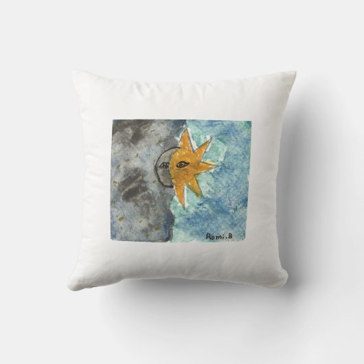 Celestial Sun Moon Pillow クッション (裏面)