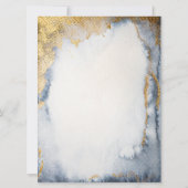 Celestial Sun Moon Watercolor Wedding  招待状 (裏面)