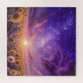 Celestial Sunflower Jigsaw Puzzle ジグソーパズル (横)