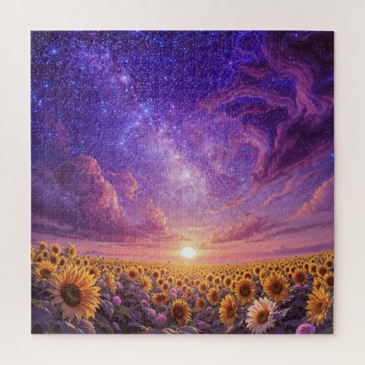 Celestial Sunflower Jigsaw Puzzle ジグソーパズル (縦)
