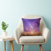 Celestial Sunflower Throw Pillow クッション (椅子)