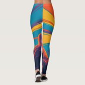 Celestial Sunset – Cosmic Art Activewear  レギンス (裏面)