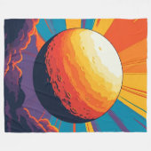 Celestial Sunset Fleece Blanket フリースブランケット (正面(横))