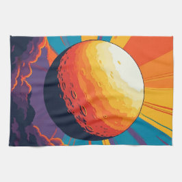 Celestial Sunset Kitchen Towel キッチンタオル