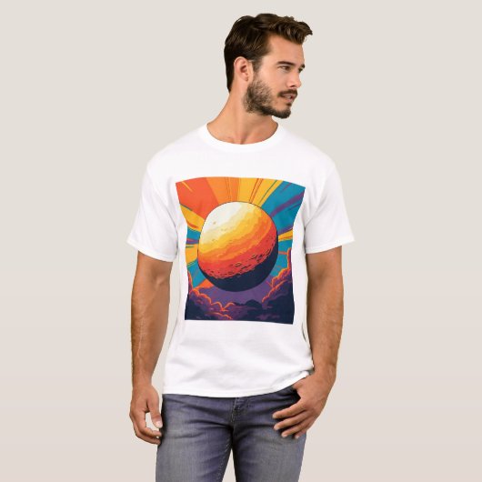 Celestial Sunset Men’s T-Shirt Tシャツ (正面フル)