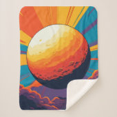 Celestial Sunset Sherpa Blanket シェルパブランケット (正面)