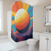 Celestial Sunset Shower Curtain シャワーカーテン (インサイチュ)