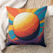 Celestial Sunset Throw Pillow クッション (ブランケット)