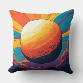 Celestial Sunset Throw Pillow クッション (正面)