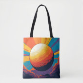Celestial Sunset Tote Bag トートバッグ (正面)