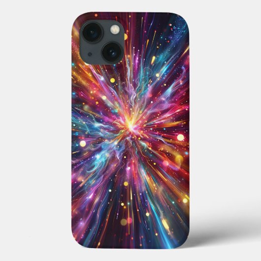 Celestial Supernova Light Burst Phone Case Vibrant Case-Mate iPhoneケース (裏面)