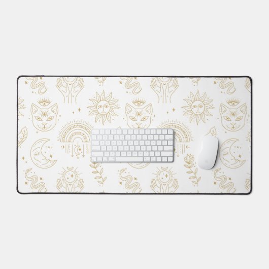 Celestial Symbol Pattern デスクマット (キーボード&マウス)