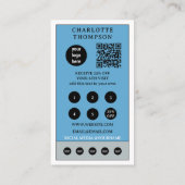 Celestial Tarot Sun Logo Small Business Loyalty  名刺 (裏面)