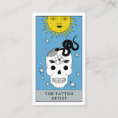 Celestial Tarot Sun Tattoo Artist Piercer Logo 名刺 (正面)