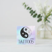 Celestial Tattoo Salon Holographic スクエア名刺 (スタンド正面)
