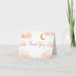 Celestial Thank You Card | Watercolor Clouds サンキューカード
