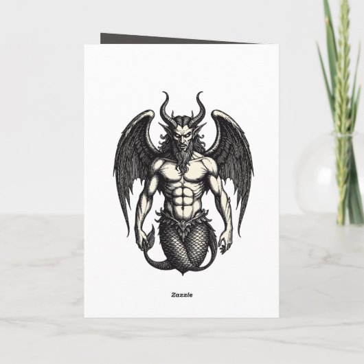 Celestial Tide Crocell Demon Illustration カード (裏面)