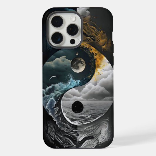 Celestial Tides フォンケース iPhoneケース (裏面)