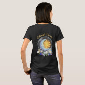 Celestial Visions | かわいい太陽と月タロットクリスタル Tシャツ (裏面フル)