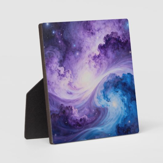 Celestial Vortex: Indigo and Amethyst フォトプラーク (正面)