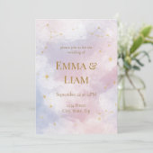 Celestial Wedding Invitation | Constellations 招待状 (スタンド正面)