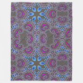 Celestial Whirl フリースブランケット (正面)