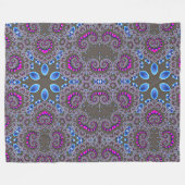 Celestial Whirl フリースブランケット (正面(横))