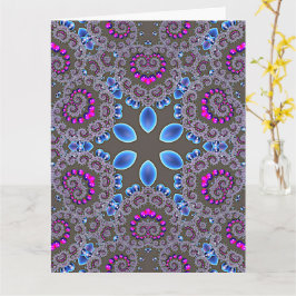 Celestial Whirl Blank Greeting Card カード