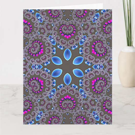 Celestial Whirl Blank Greeting Card カード (正面)