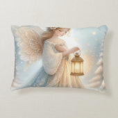 Celestial Winter Angel Lantern of Comfort アクセントクッション (裏面)
